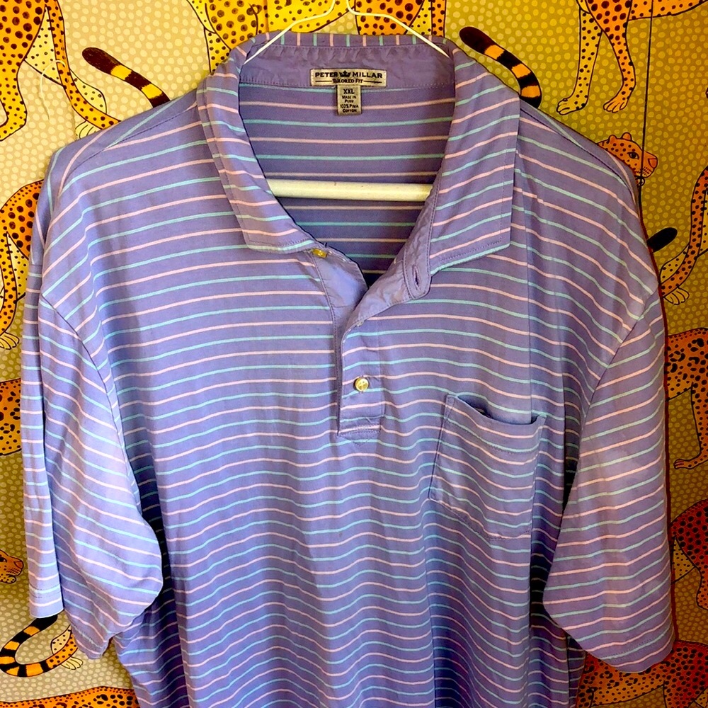 Peter Millar polo shirt. XXL